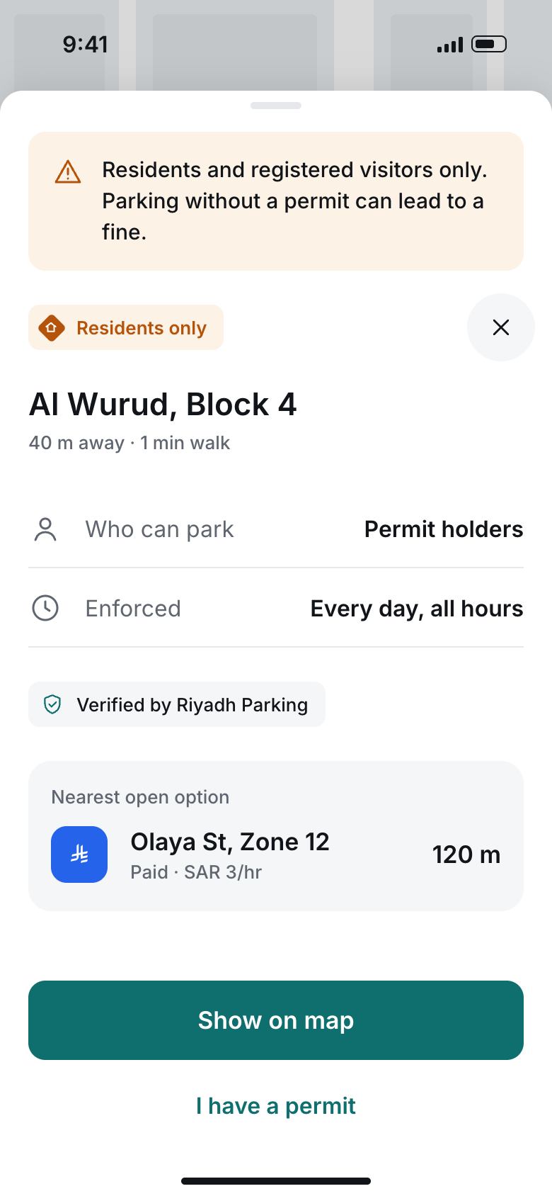 Residents only
