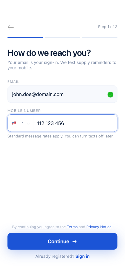 Contact details